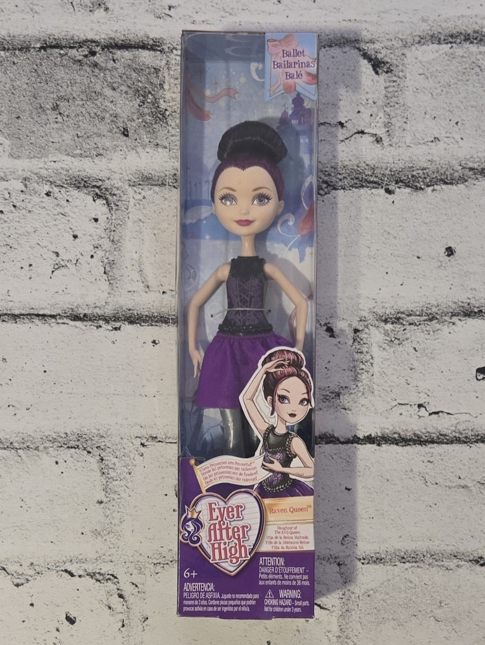 Ever After High Raven Queen Ballet Doll Mattel NRFB Ballerina Collectible